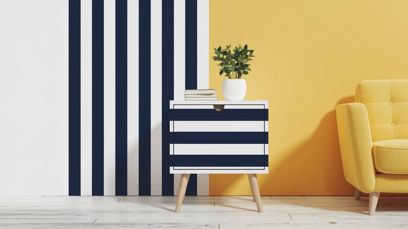 Striped Painted Design