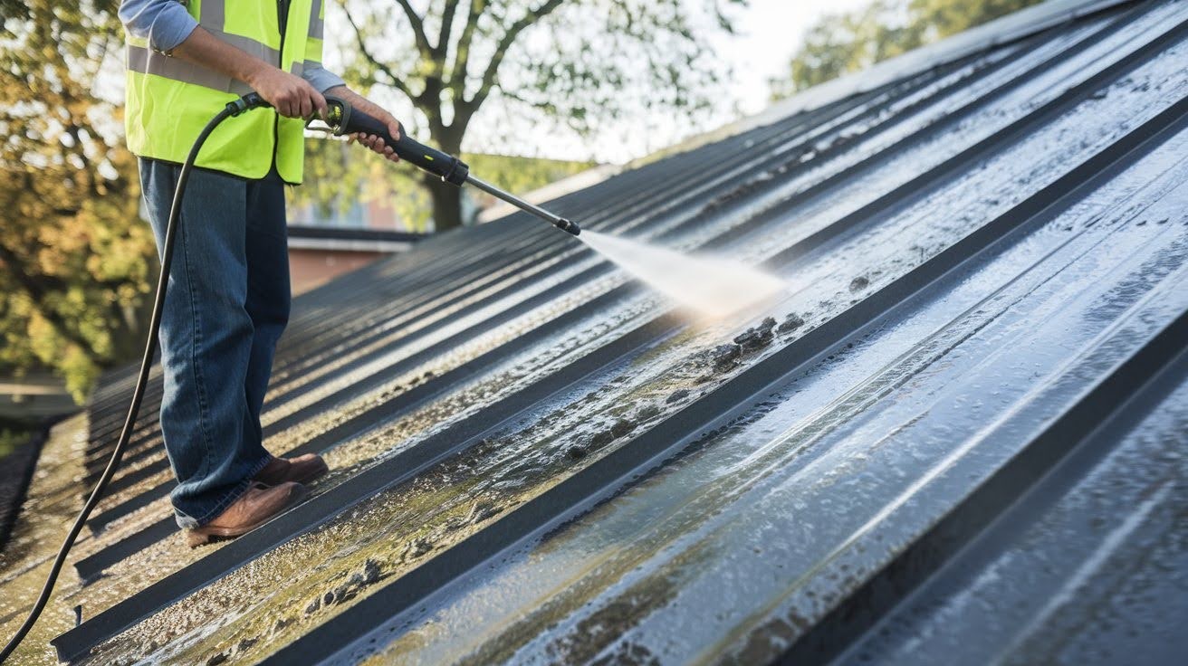 Thoroughly Clean The Roof Surface