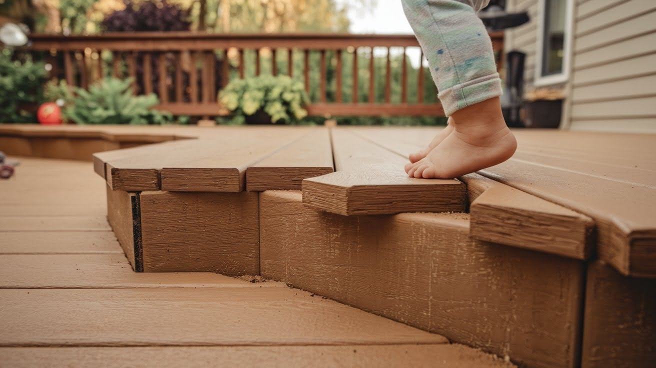  Tripping Hazards from Uneven Board