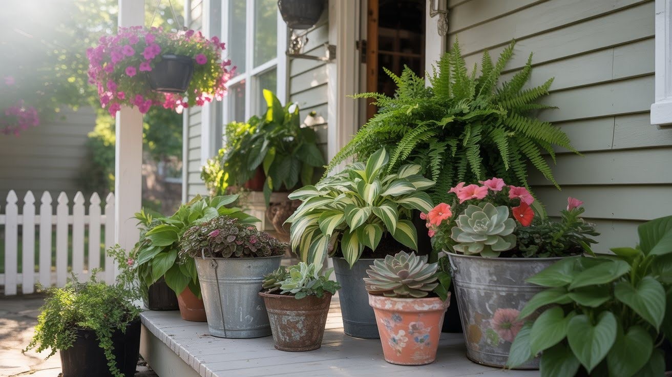 Use Potted Plants and Planters
