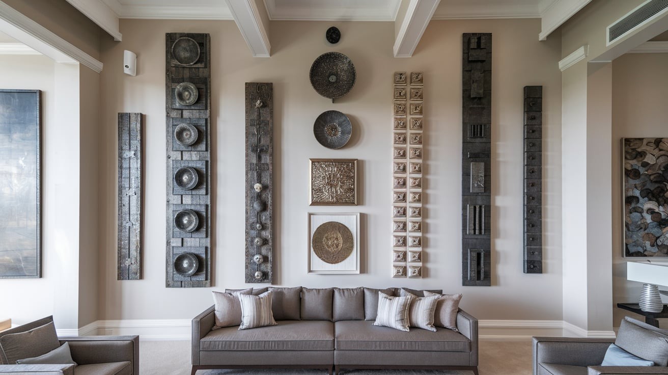  Use Vertical Wall Art and Gallery Walls