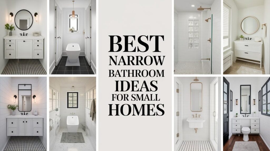 What Are the Best Narrow Bathroom Ideas for Small Homes