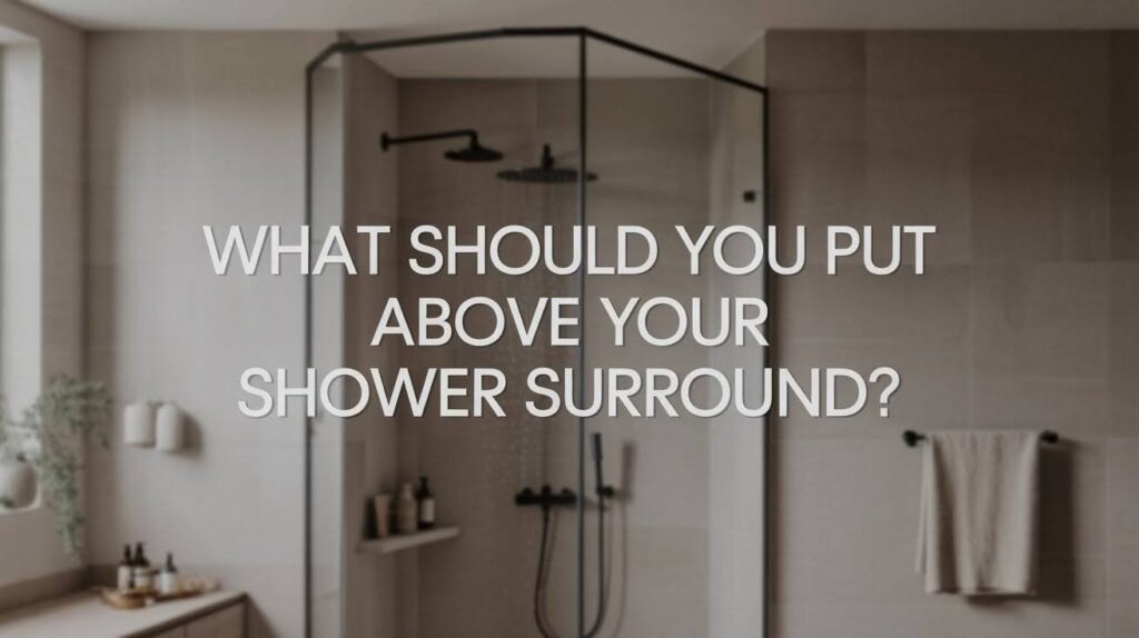 What Should You Put Above Your Shower Surround