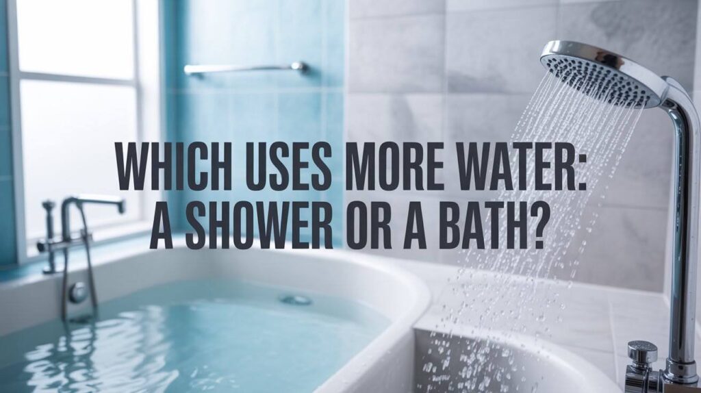 Which Uses More Water: A Shower or a Bath