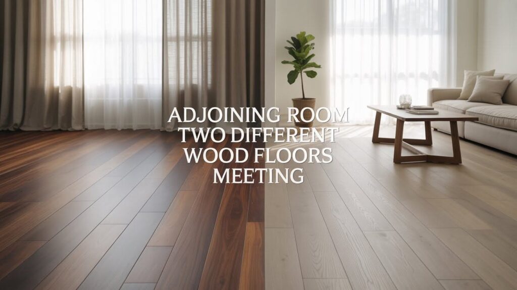 Adjoining Room Two Different Wood Floors
