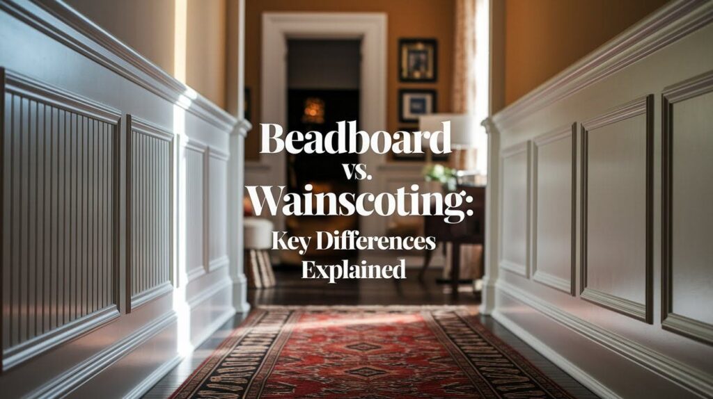 Beadboard vs Wainscoting: Key Differences Explained