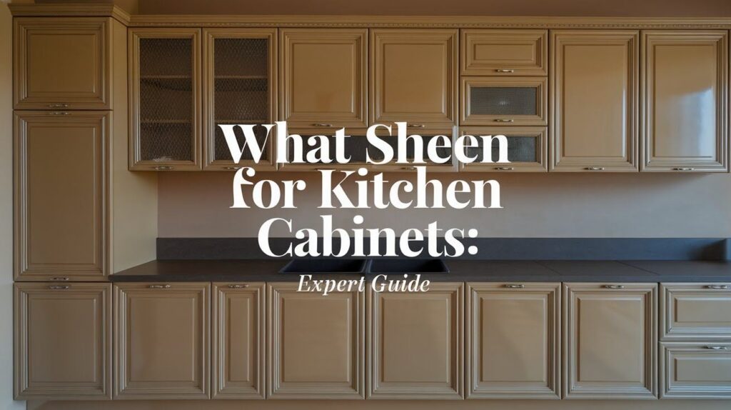 Sheen for Kitchen Cabinets