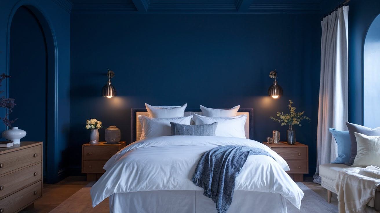 Why Midnight Blue Works in Bedrooms
