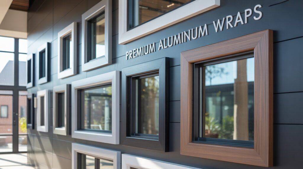 Explore Trendy Design Options With Aluminum Window Wrap Finishes aluminum window
