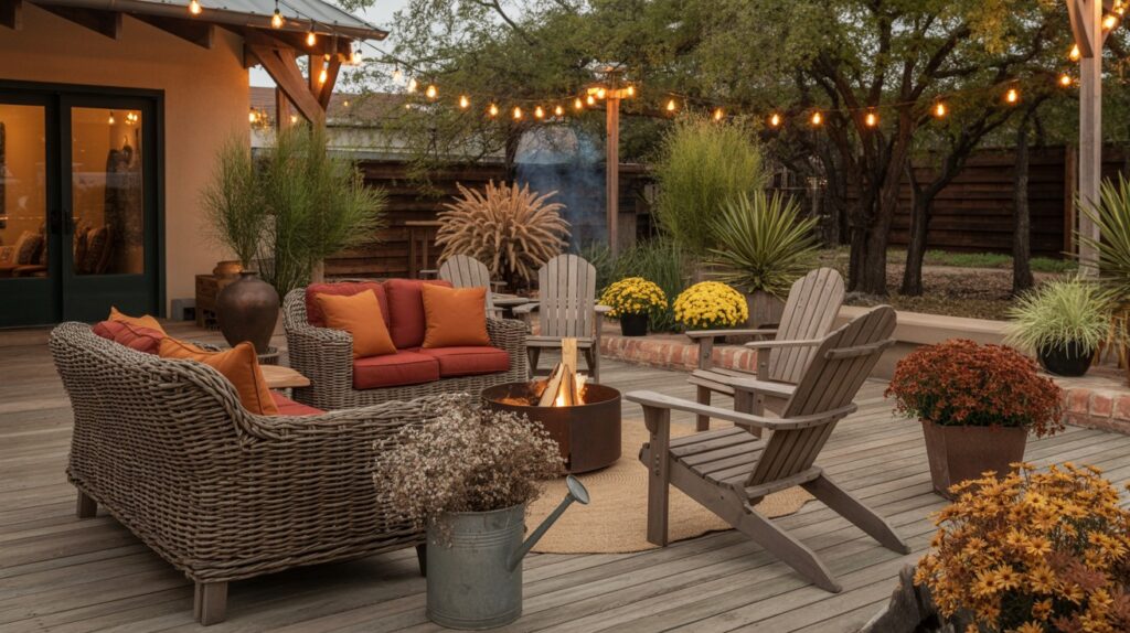 fall ready backyard