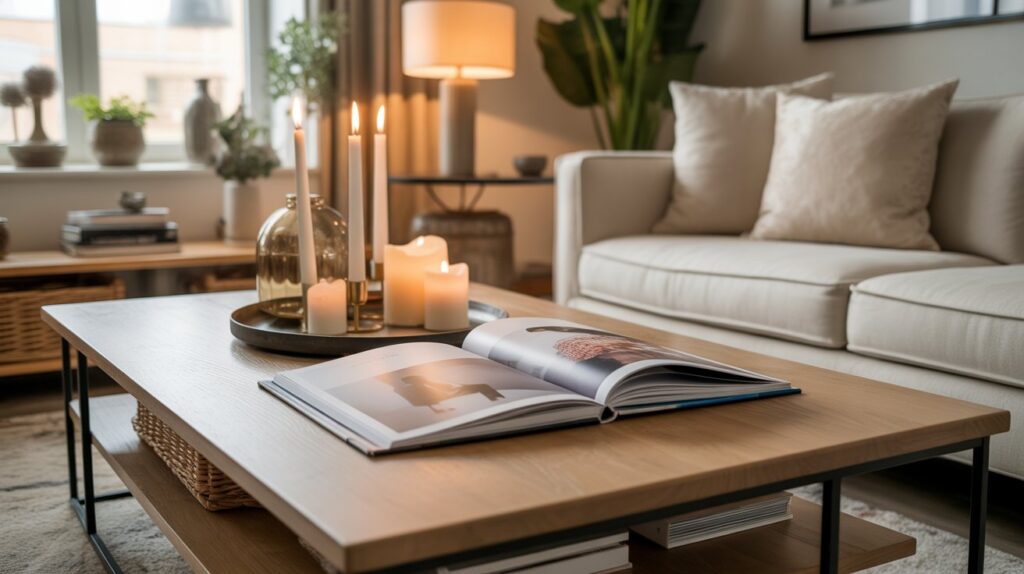 photobook coffee table decor