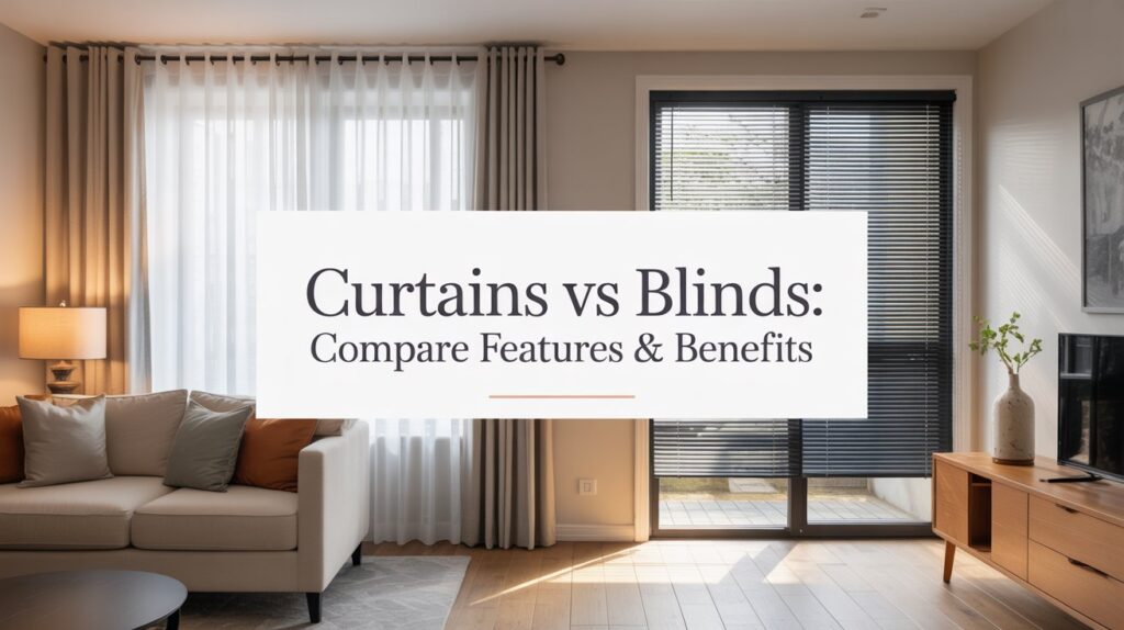 Curtains vs Blinds: Compare Features & Benefits Curtains vs Blinds