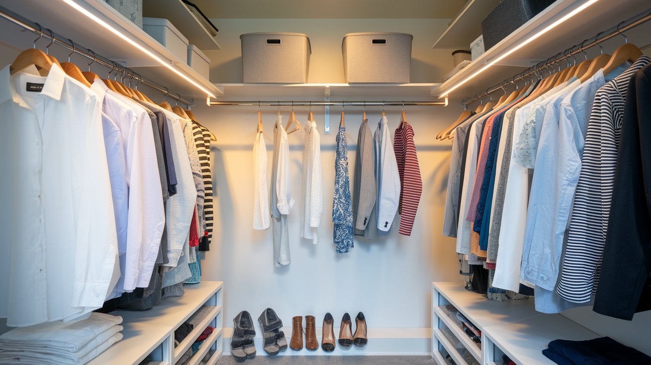 Small Walk-In Closet