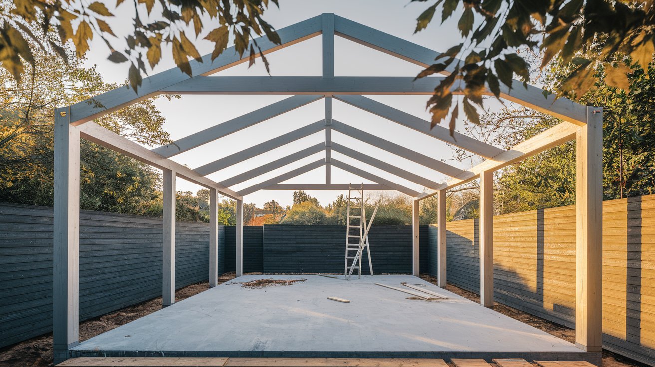 Build the Frame and Rafters