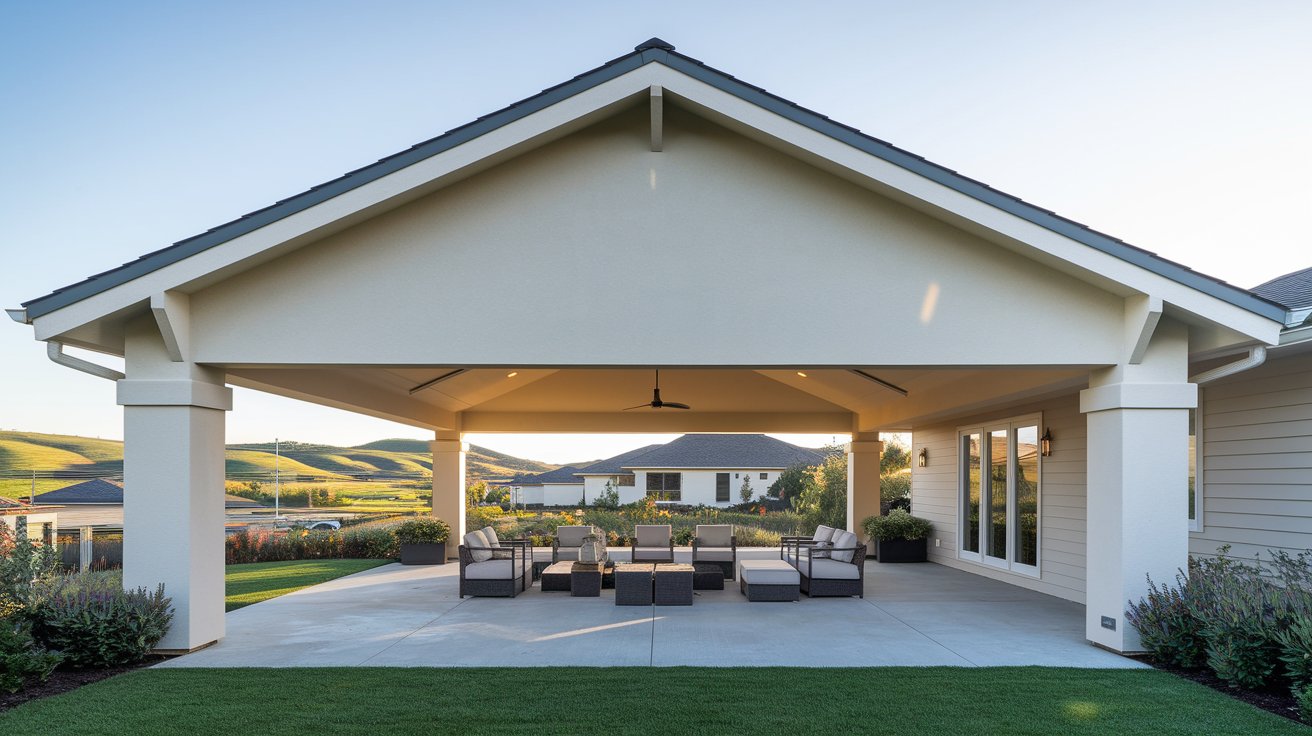 Raised Gable Roof for Extra Height and Airflow