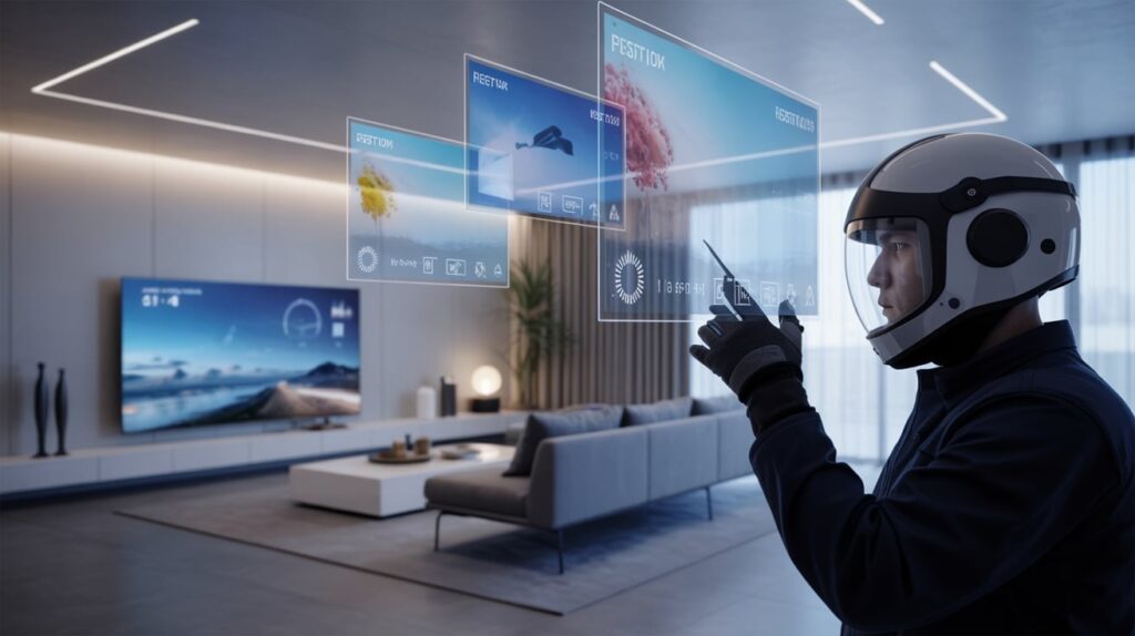 Why Floating Displays Are Trending in Home Improvement And How a Helmet Mount Fits In Floating Displays