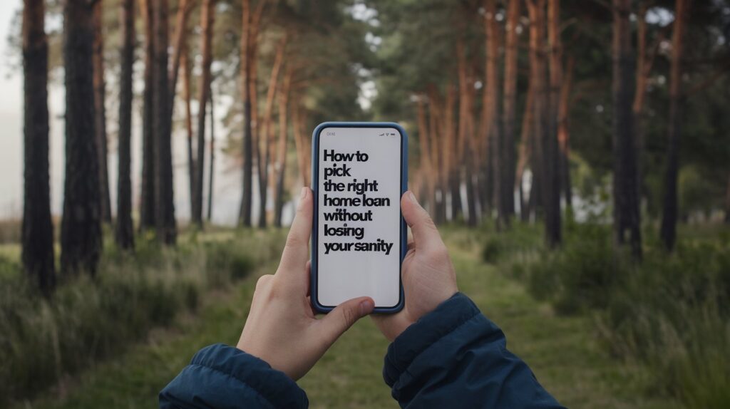 How to Pick the Right Home Loan Without Losing Your Sanity