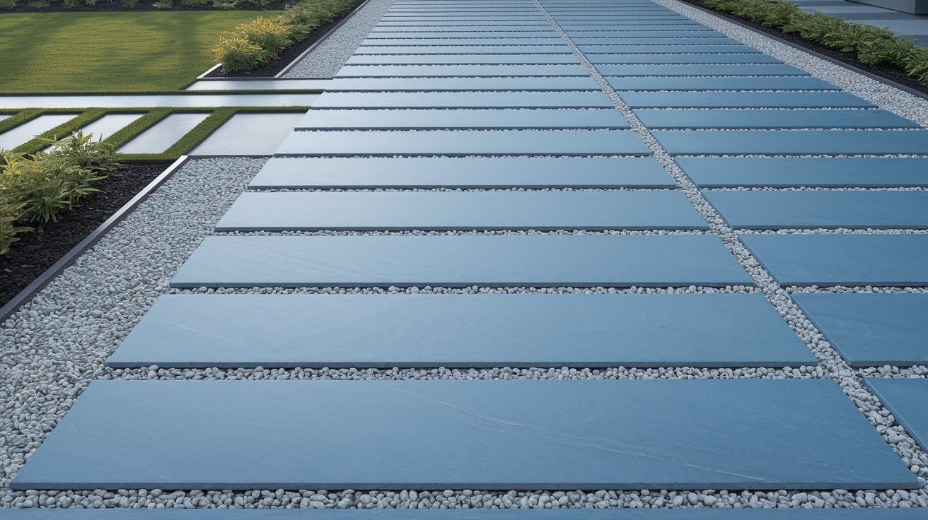 Modern and Geometric Walkway Ideas