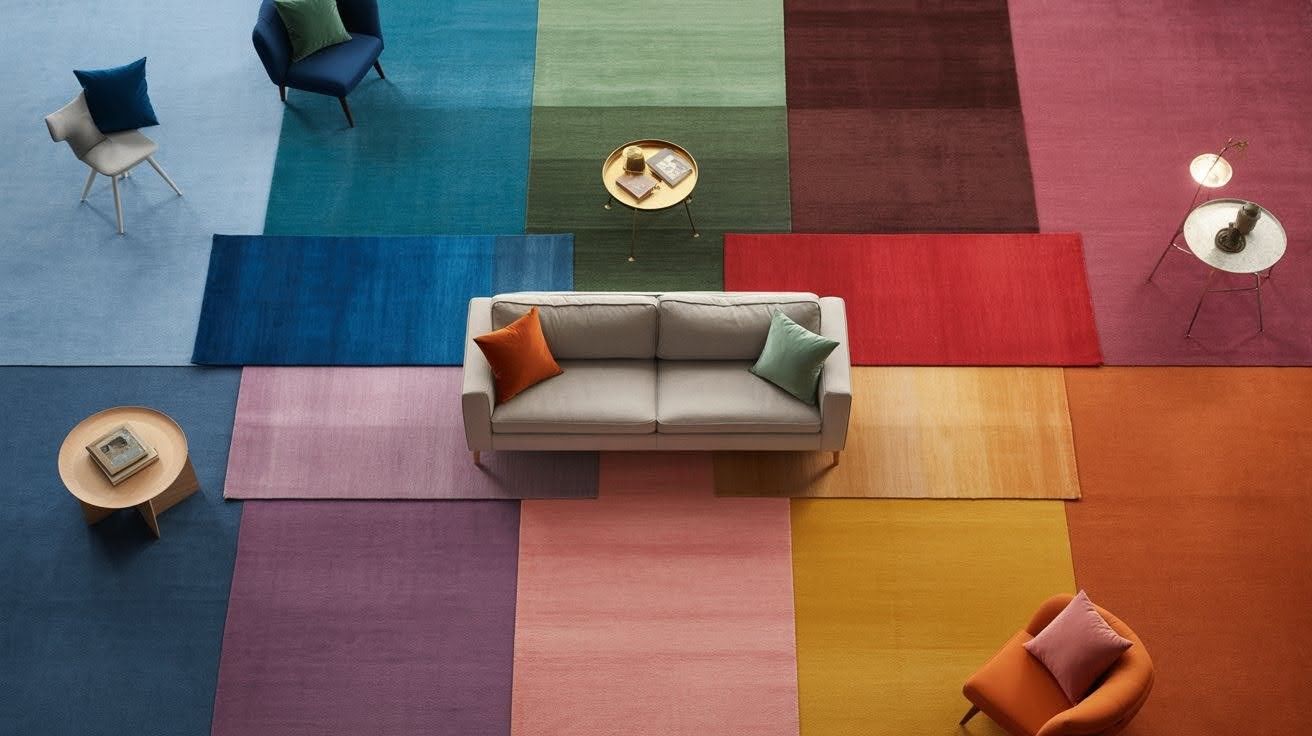 Statement Rug Colors for Contrast
