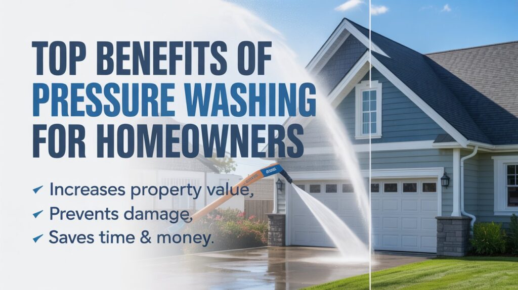 Top Benefits of Pressure Washing