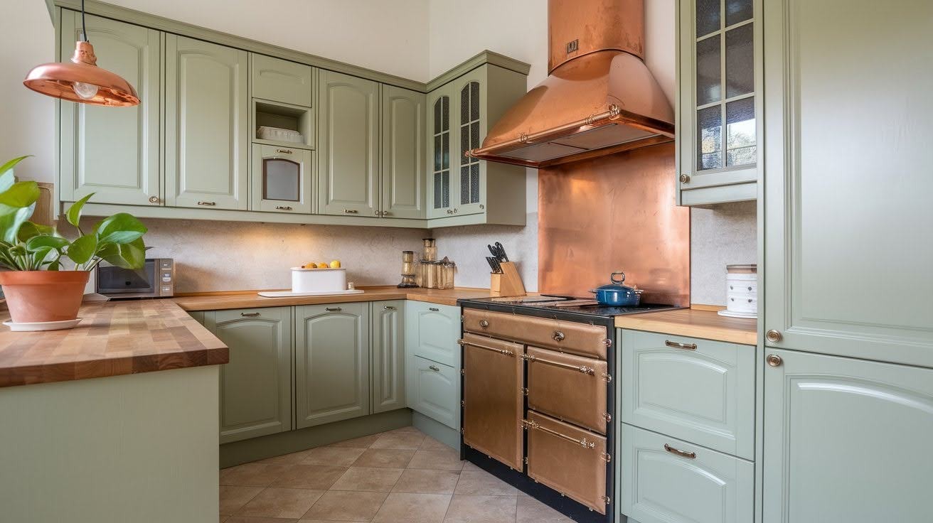 Why Choose a Green and Copper Kitchen