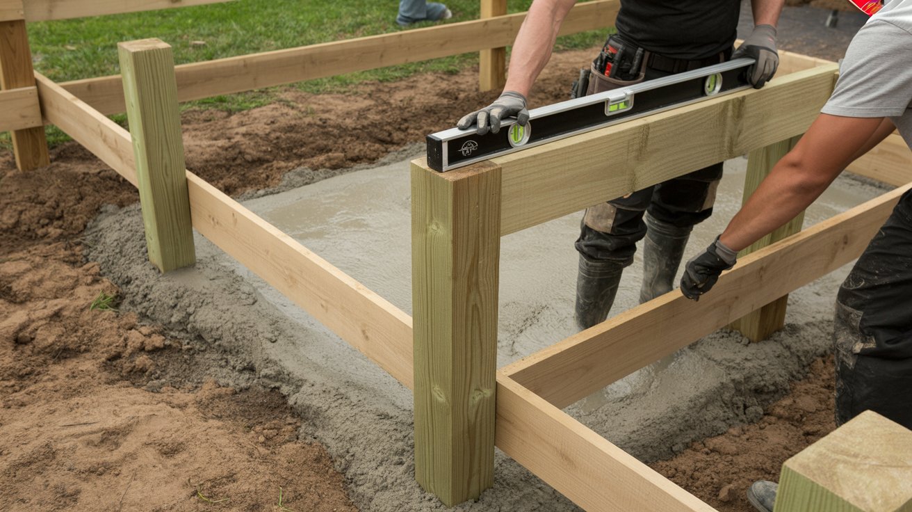 Set Posts in Concrete