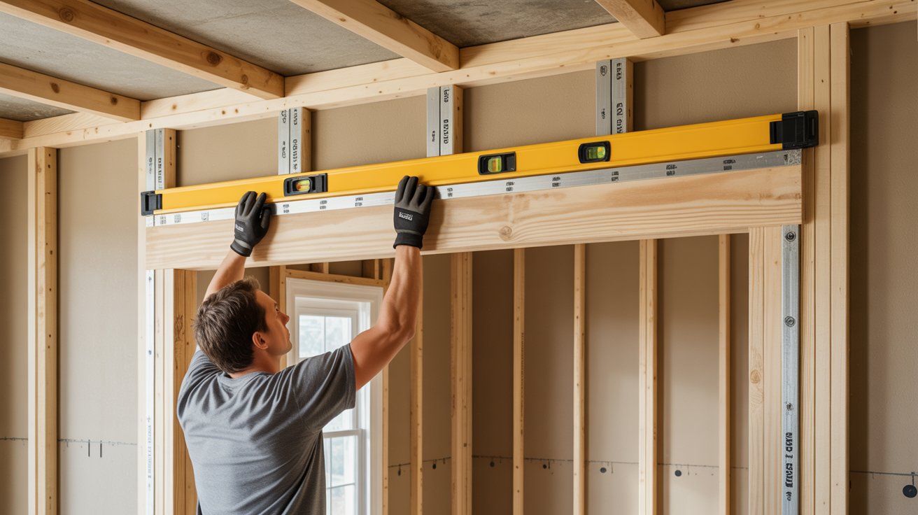 Prepare the Wall and Install the Header