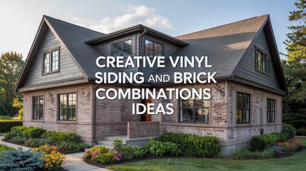 11 Creative Vinyl Siding and Brick Combinations Ideas Creative Vinyl Siding