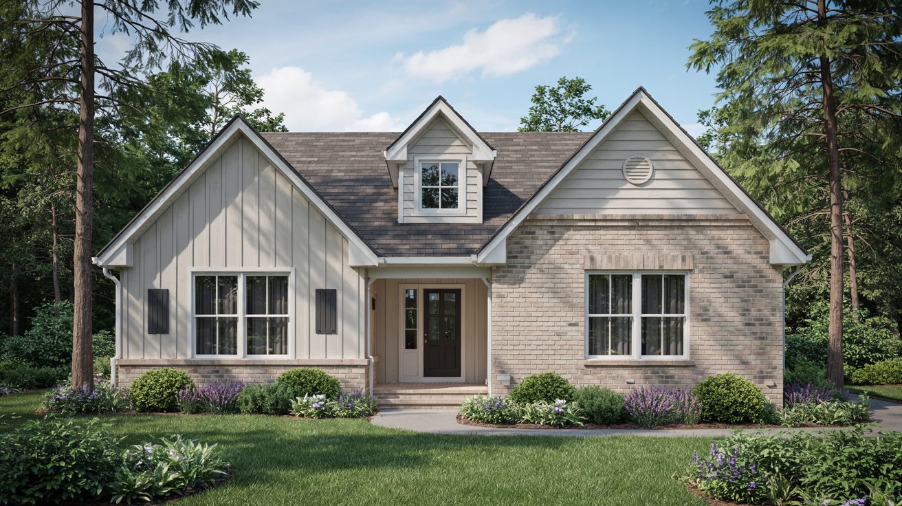 How to Combine Vinyl Siding and Brick