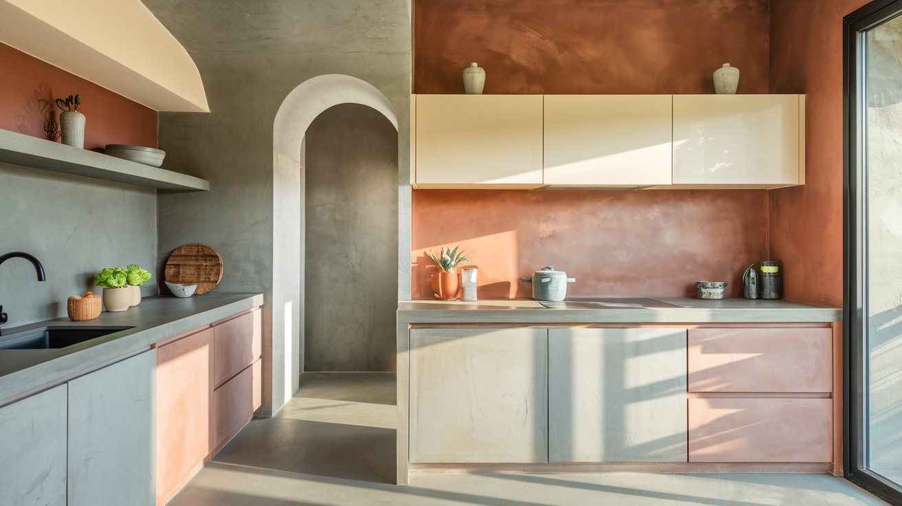 Microcement Kitchen Colors and Finishes