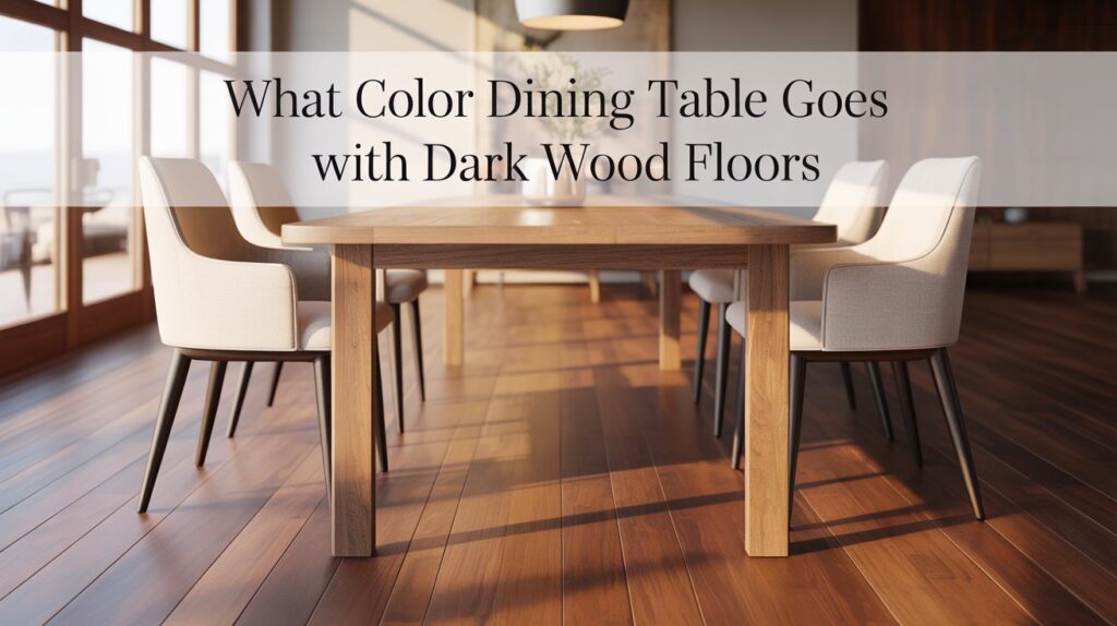 What Color Dining Table Goes with Dark Wood Floors Dining Table Goes with Dark Wood Floors