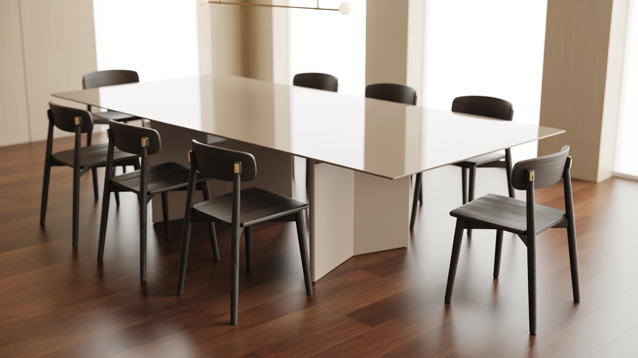 Modern Appeal with White or Cream Tables