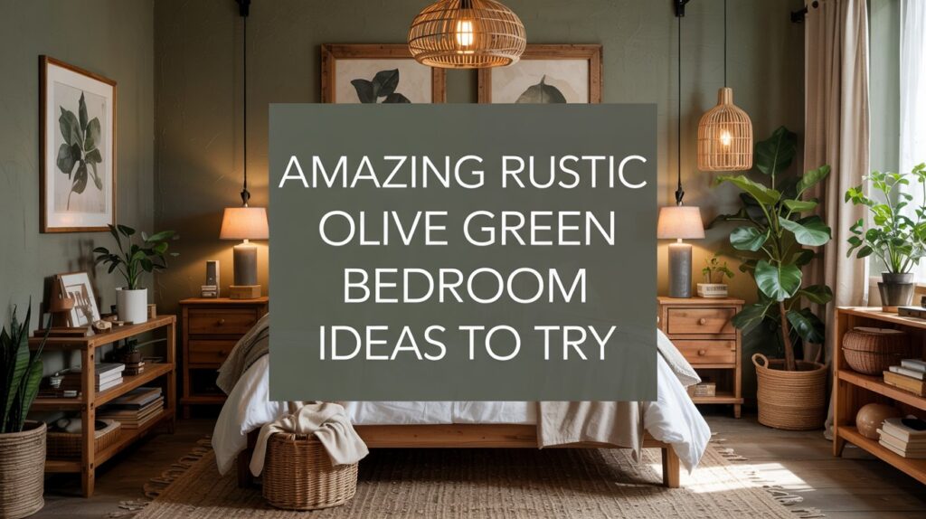 Amazing Rustic Olive Green