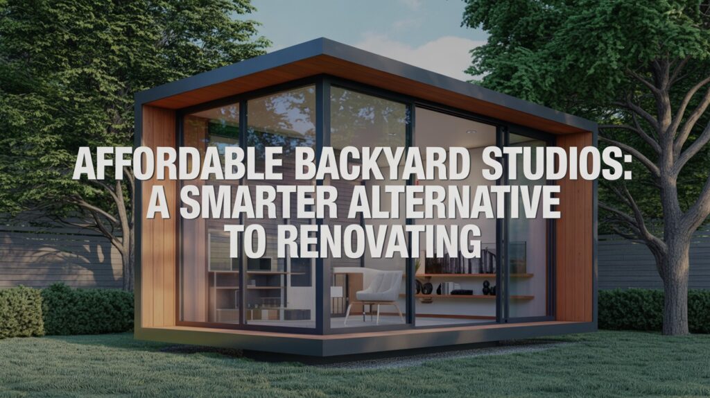 Affordable Backyard Studios: A Smarter Alternative to Renovating Affordable Backyard Studios