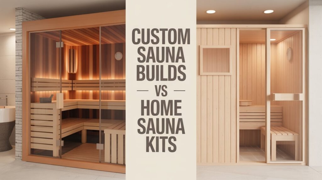 Custom Sauna Builds vs Home Sauna Kits