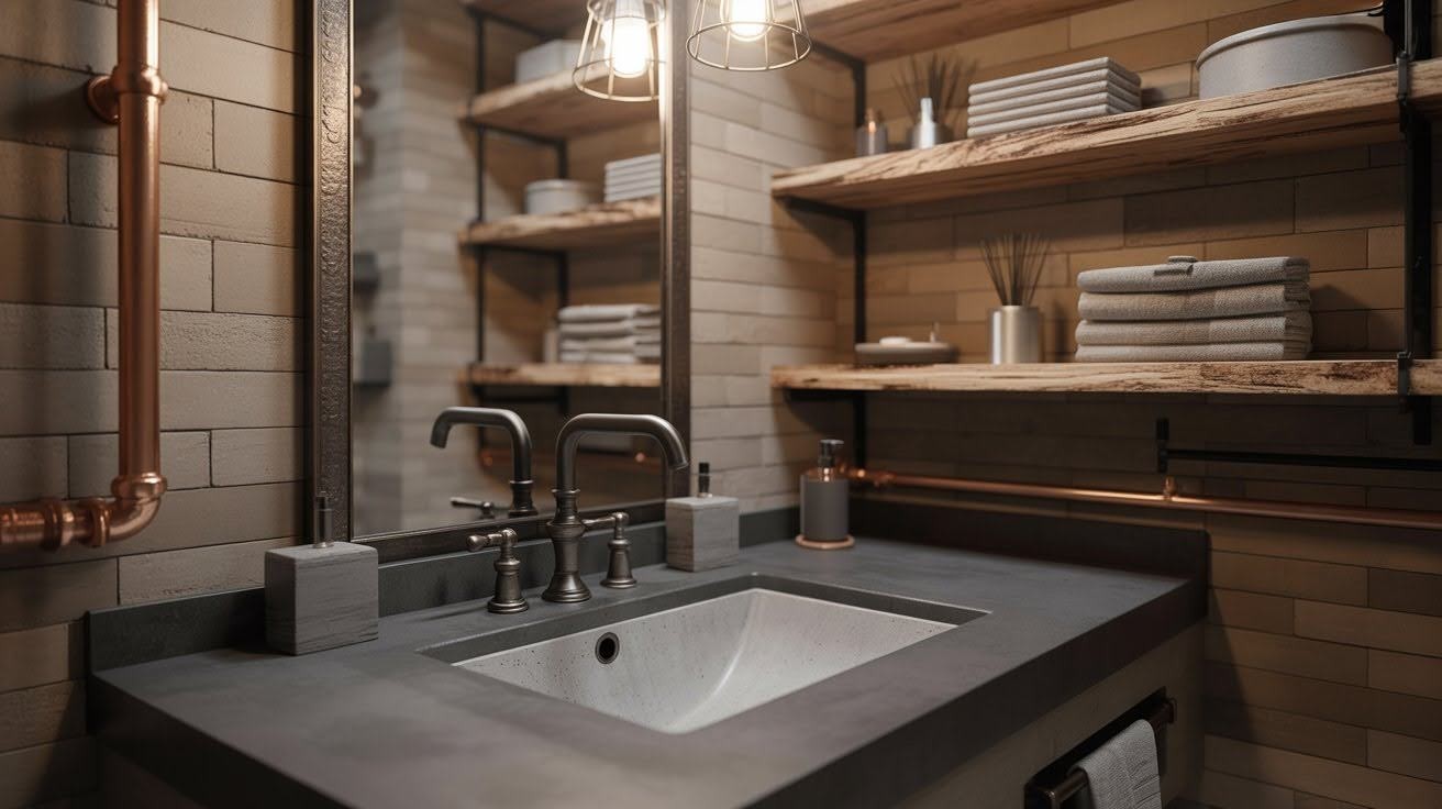 Industrial Style Bathrooms