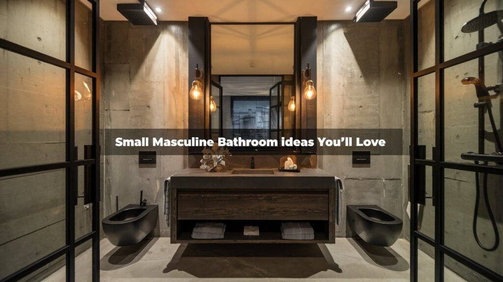 Masculine Bathroom Ideas