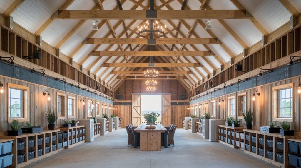 Pole Barn Interior Ideas