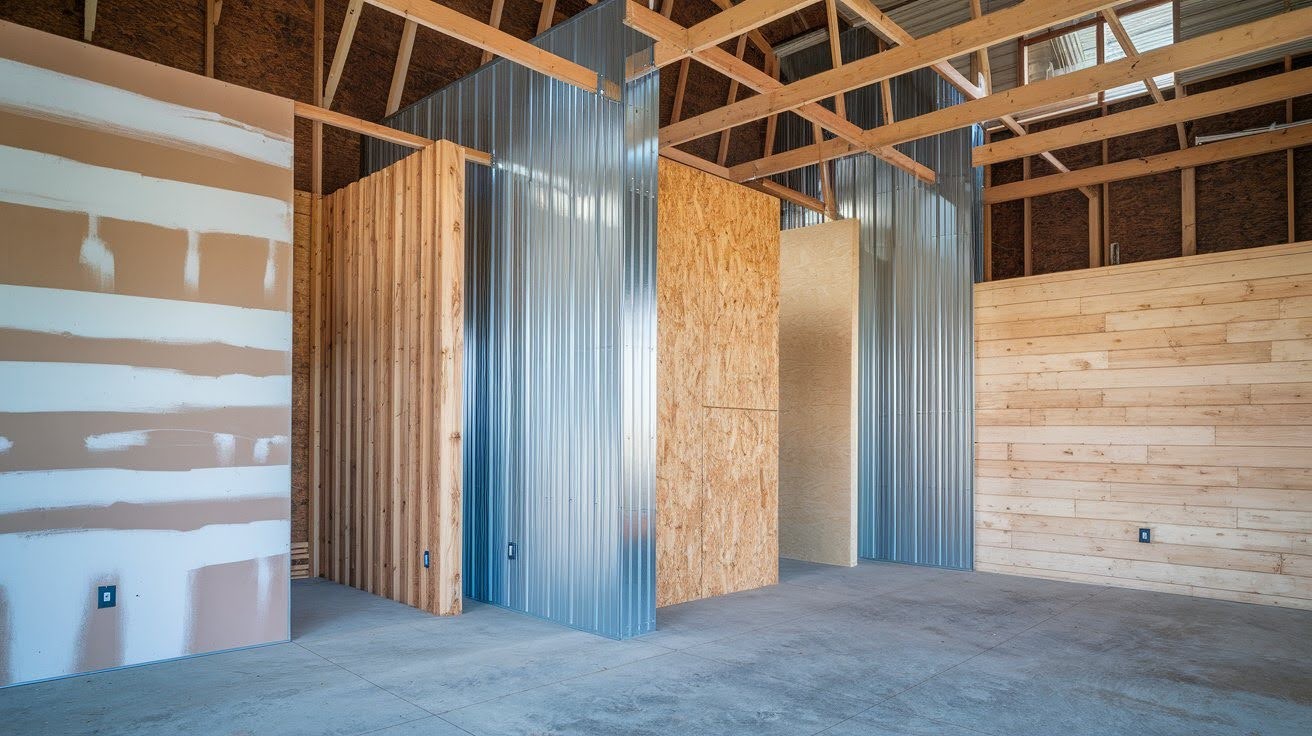 Wall Finish Ideas for Pole Barn Interiors