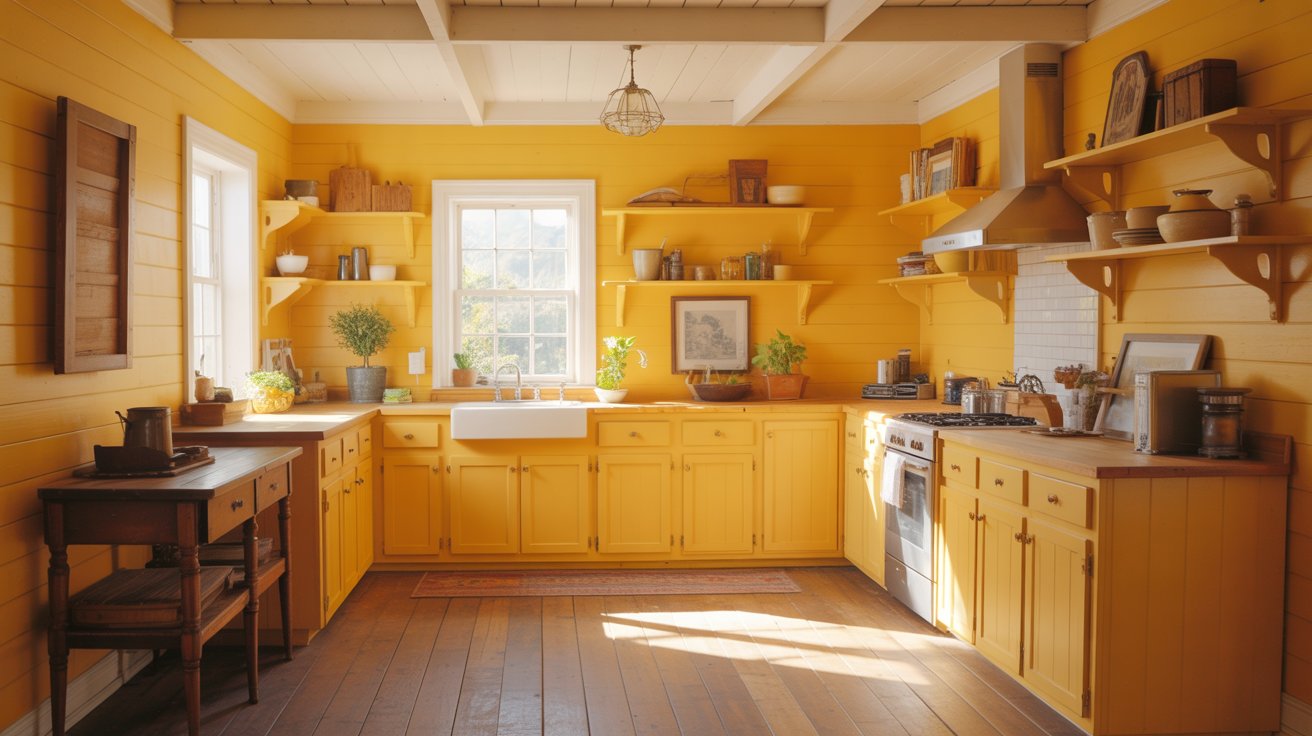 Why Choose a Yellow Farmhouse Kitchen?
