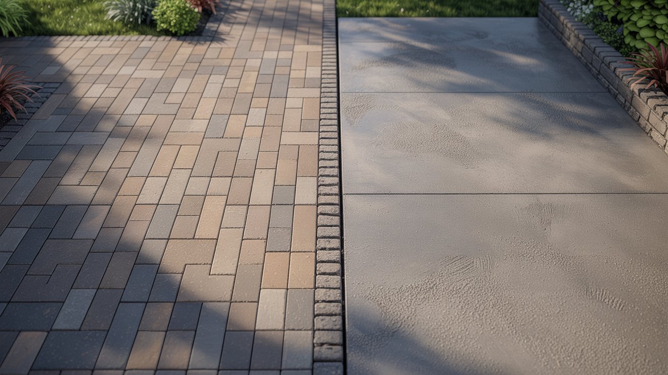 Average Costs of Pavers vs Concrete
