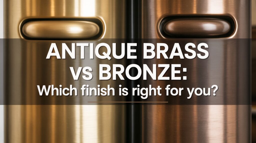 Antique Brass vs Bronze: Which Finish Is Right for You? Antique Brass vs Bronze