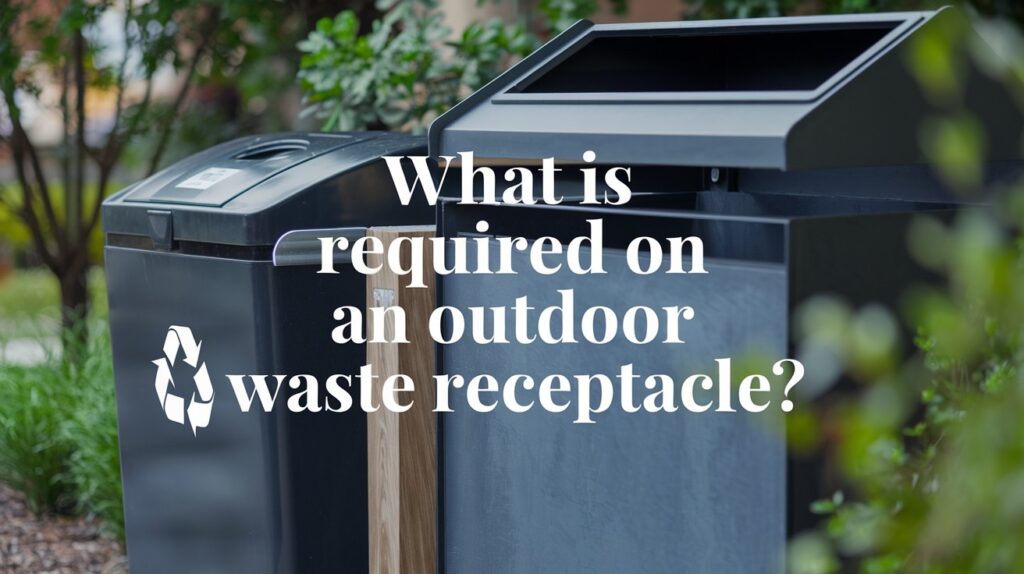 Outdoor Waste Receptacle
