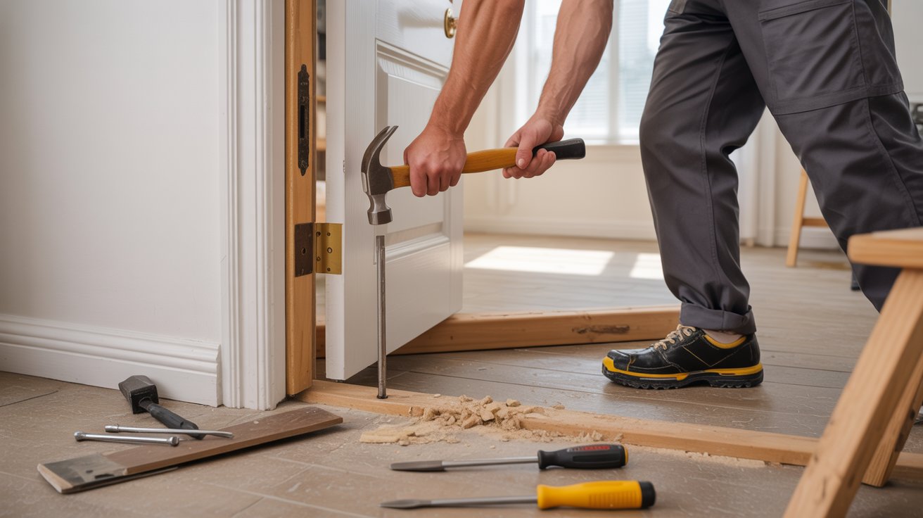 Remove the Old Door and Frame