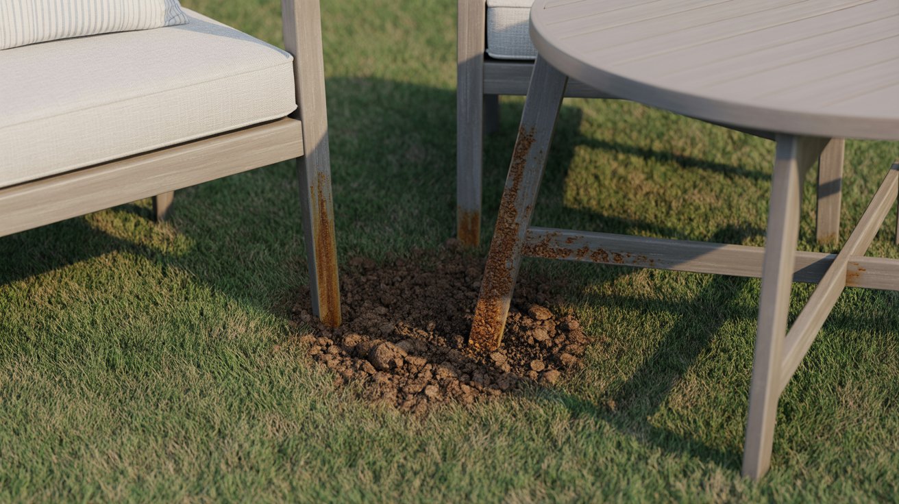How Grass Can Damage Patio Furniture