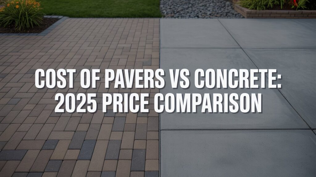 Cost of Pavers vs Concrete