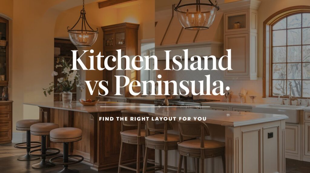 Kitchen Island vs Peninsula