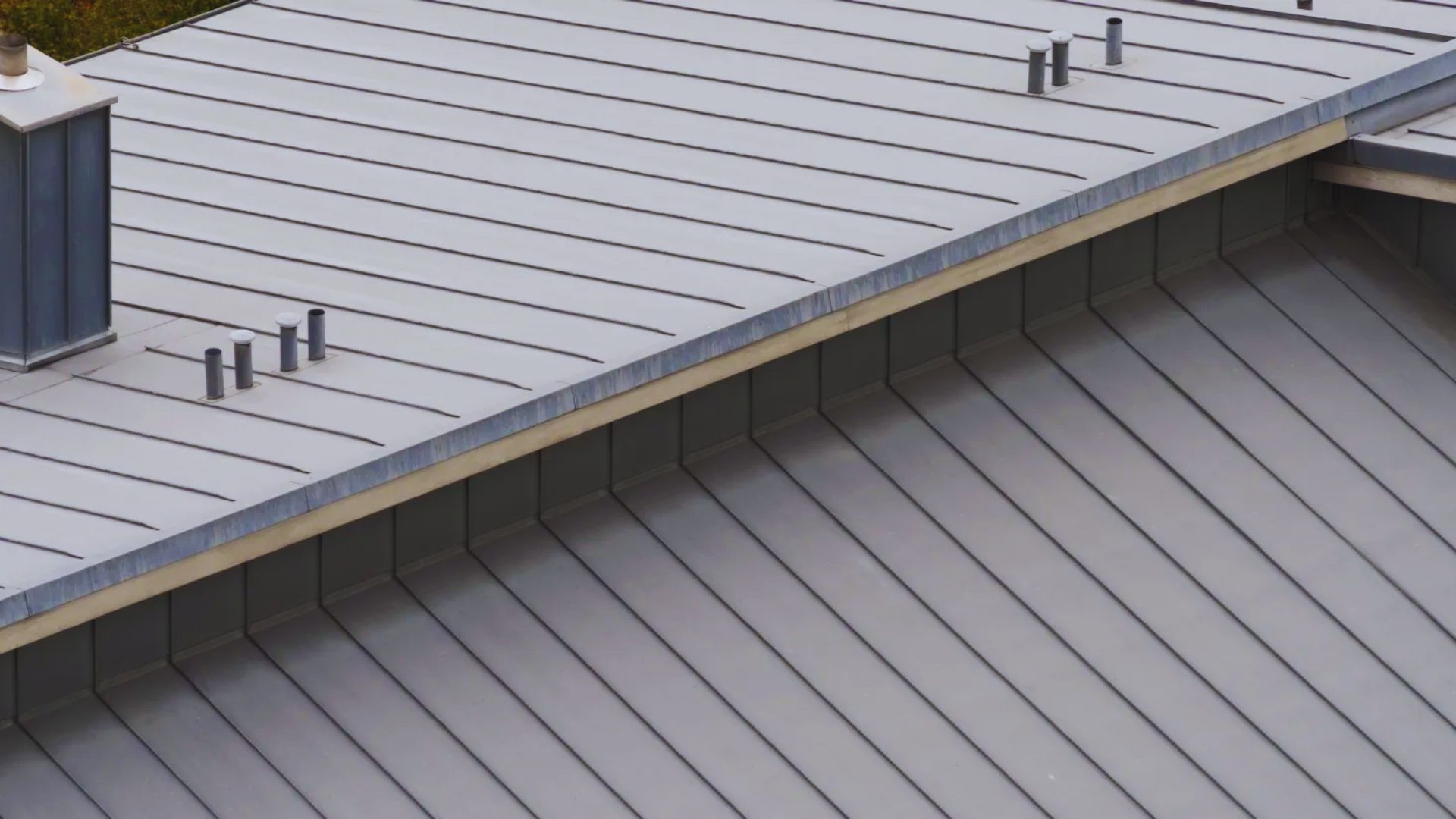 Flat-Seam Metal Roofing