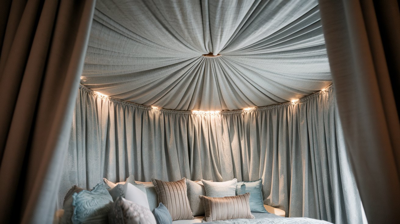 Fabric-Wrapped Medallion