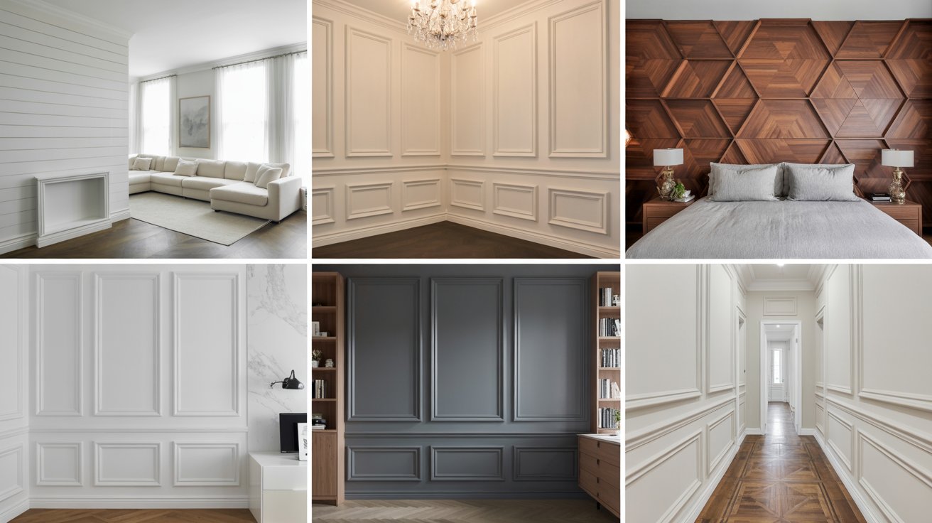 Wall Paneling by Room